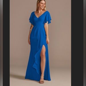 After six blue sapphire from Bella bridesmaids size 18 fits 12-14